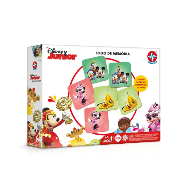 Jogo de Memória Disney Junior Estrela