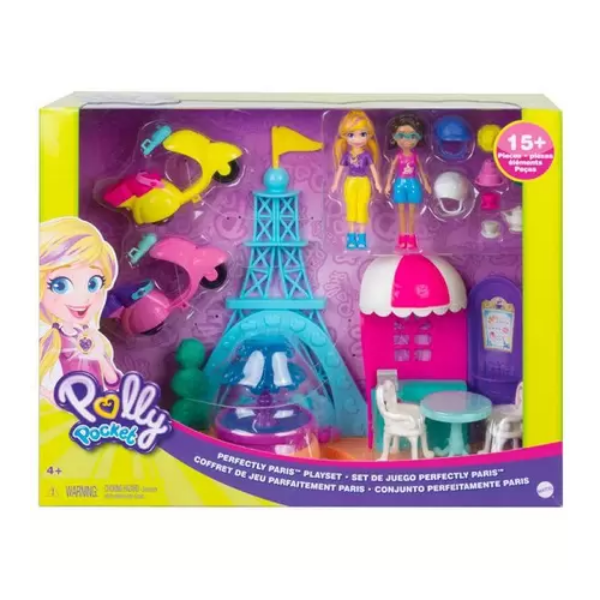 Polly Pocket Conjunto Perfeitamente Paris GKL61 Mattel