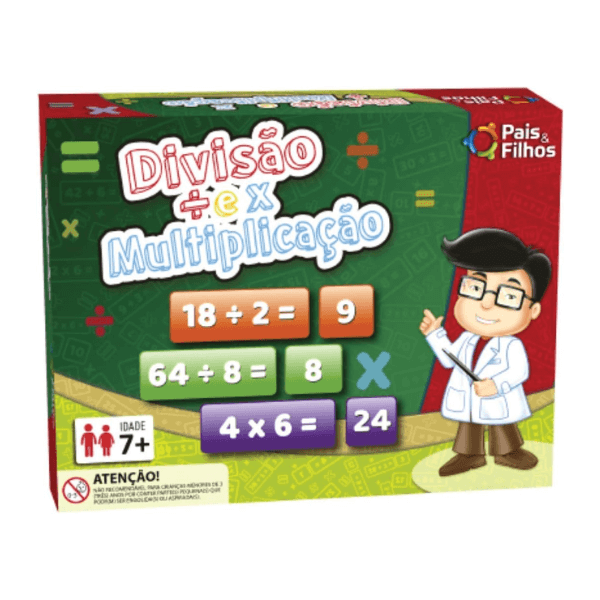 Jogo Educativo Divisão e Multiplicação Pais e Filhos