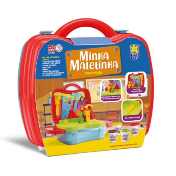 Minha Maletinha Construção com Acessórios Divertoys