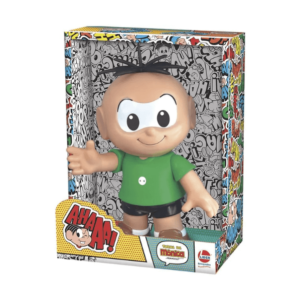 Boneco Turma da Mônica 30cm Cebolinha em Vinil Líder