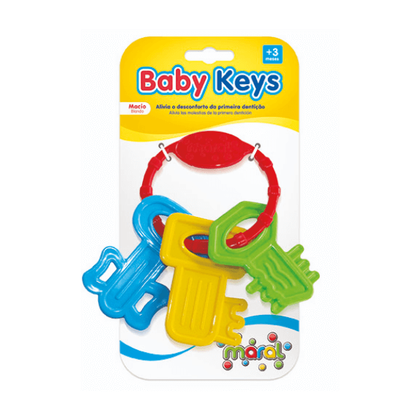 Mordedor Chaves Baby Keys Menino Maral