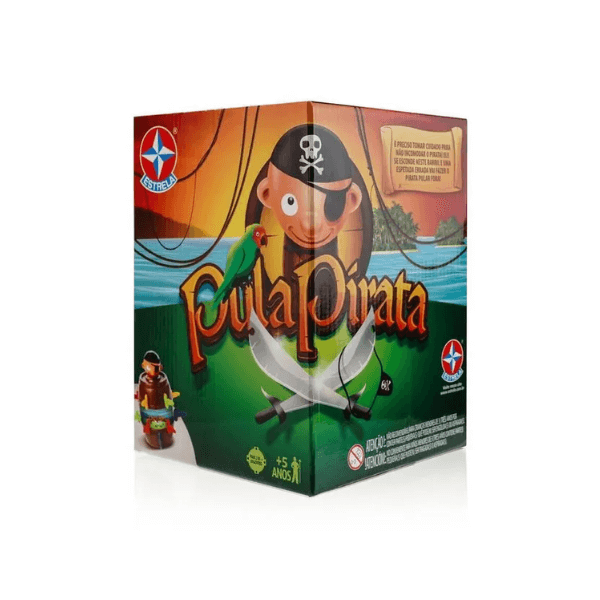 Jogo de Mesa Pula Pirata Estrela