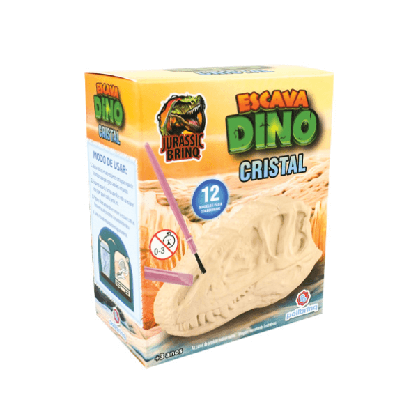 Escava Dino Cristal Polibrinq