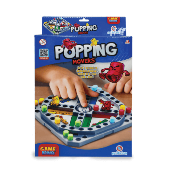 Jogo Popping Movers Ludo Portátil