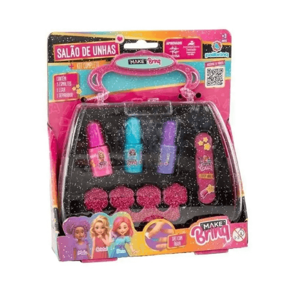 Maletinha Salão de Unhas Makebrinq Polibrinq