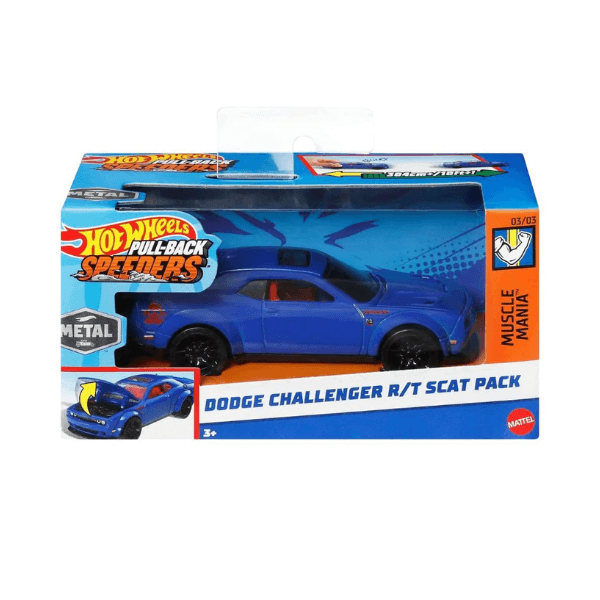 Carros Pullback Hotwheels com Fricção Matttel