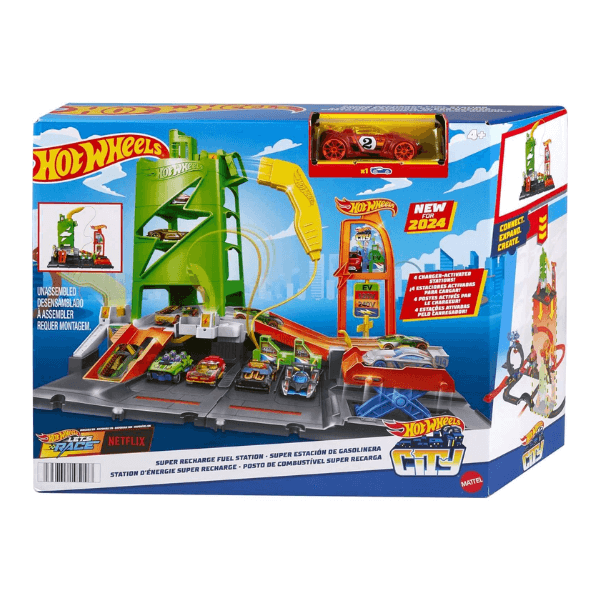 Pista Hotwheels Super Posto de Gasolina Mattel