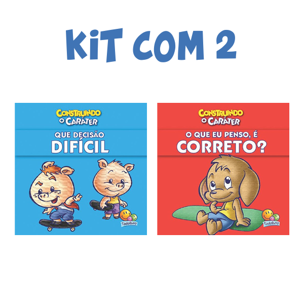 Kit com 2 Livros Coleção Construindo o Caráter