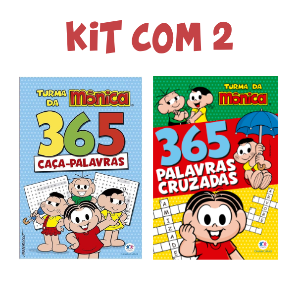 Kit com 2 Livros Turma da Mônica...