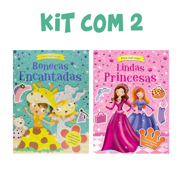 Kit com 2 Livros Para você Vestir...