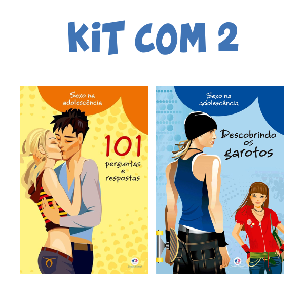Kit com 2 Livros Descobrindo os Garotos + 101 Perguntas