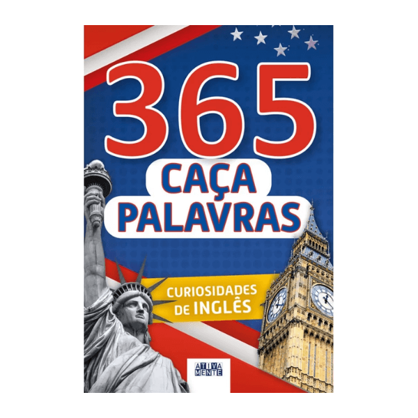 Livro 365 Caça-Palavras Curiosidades de Inglês Ciranda Cultural