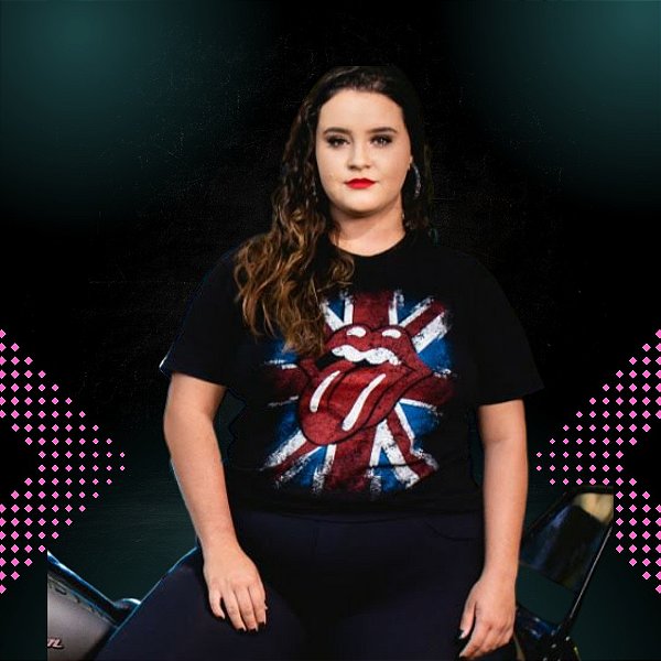Camiseta Stones com bandeira unissex