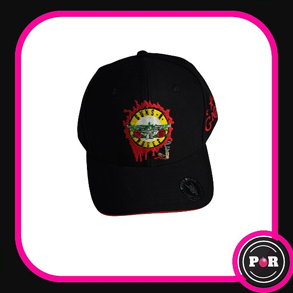 Boné rock bordado Guns logo