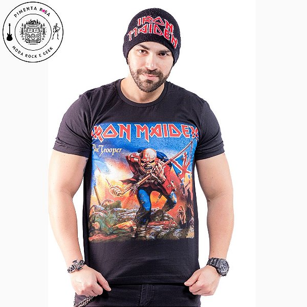 Camiseta Camisa Banda Rock Iron Maiden Instrumentos