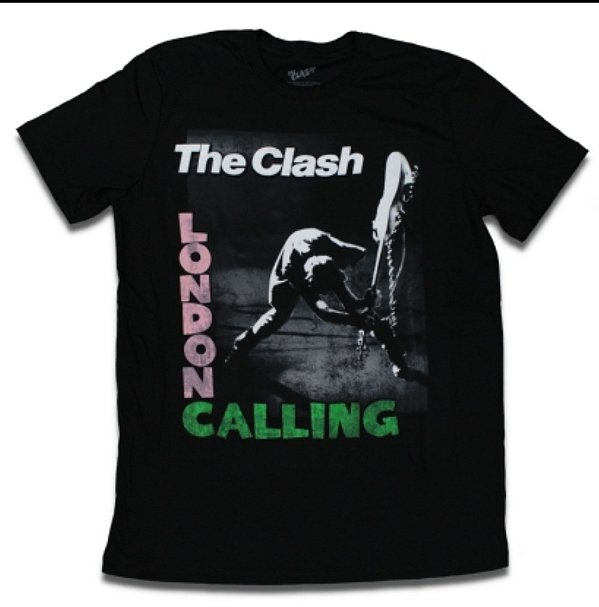 Camiseta preta rock oficial - The Clash