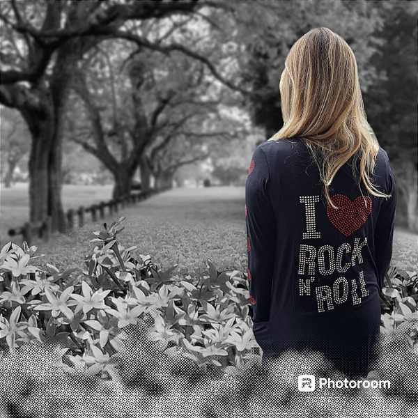 Cardigã Rock brilhante