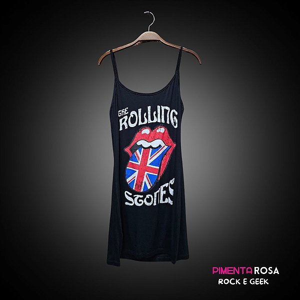 Vestido Stones curto com alças finas