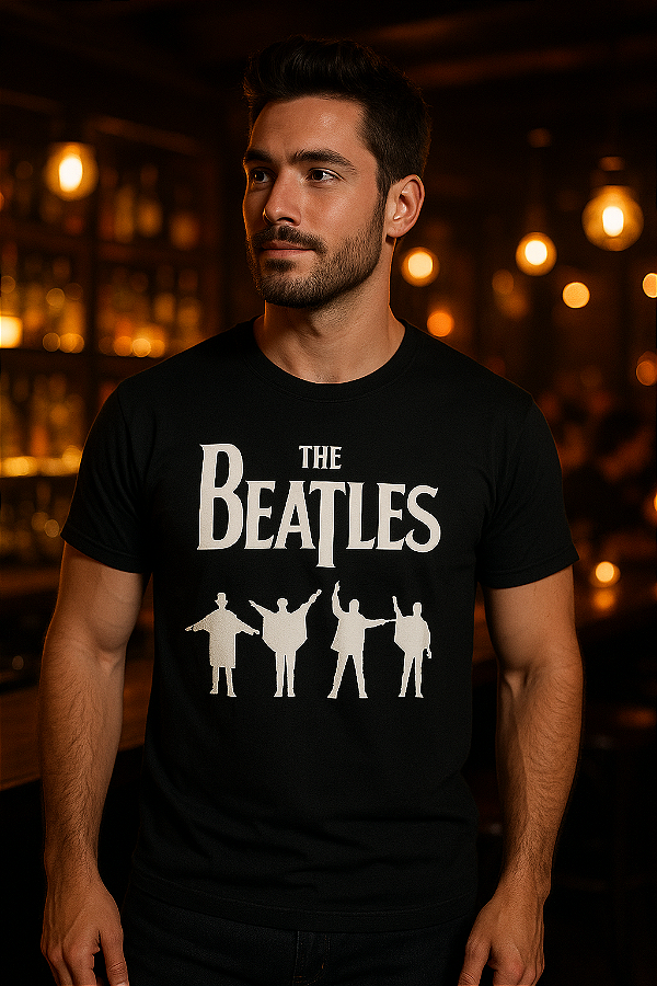 Camiseta The Beatles Tradicional Banda De Rock Classica COD 30