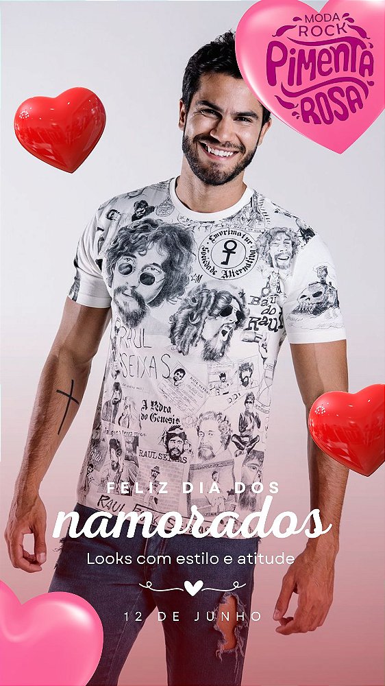 Camiseta em algodão Toca Raul Marrokus