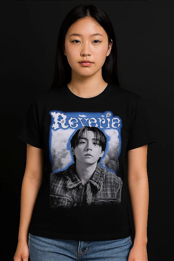 Camiseta preta kpop - Reverie