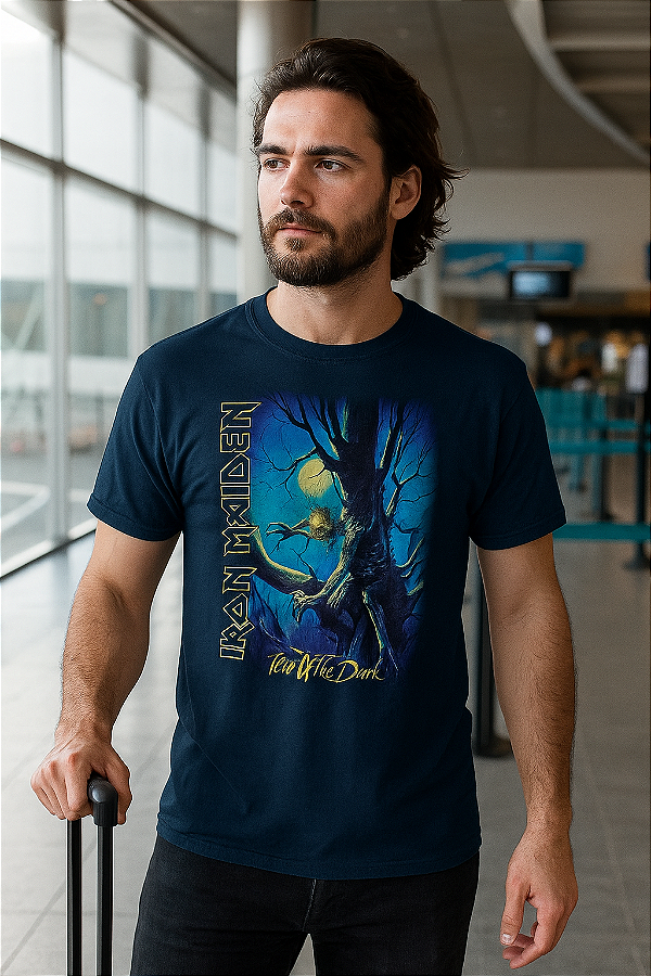 Camiseta oficial Stamp Iron Maiden Fear Of The Dark