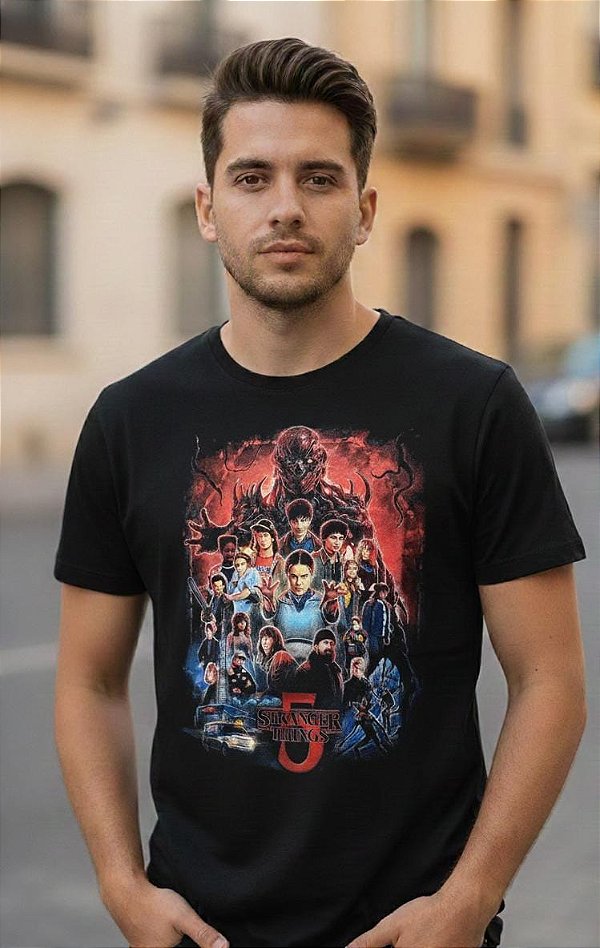 Camiseta Stranger Thingers temporada 5