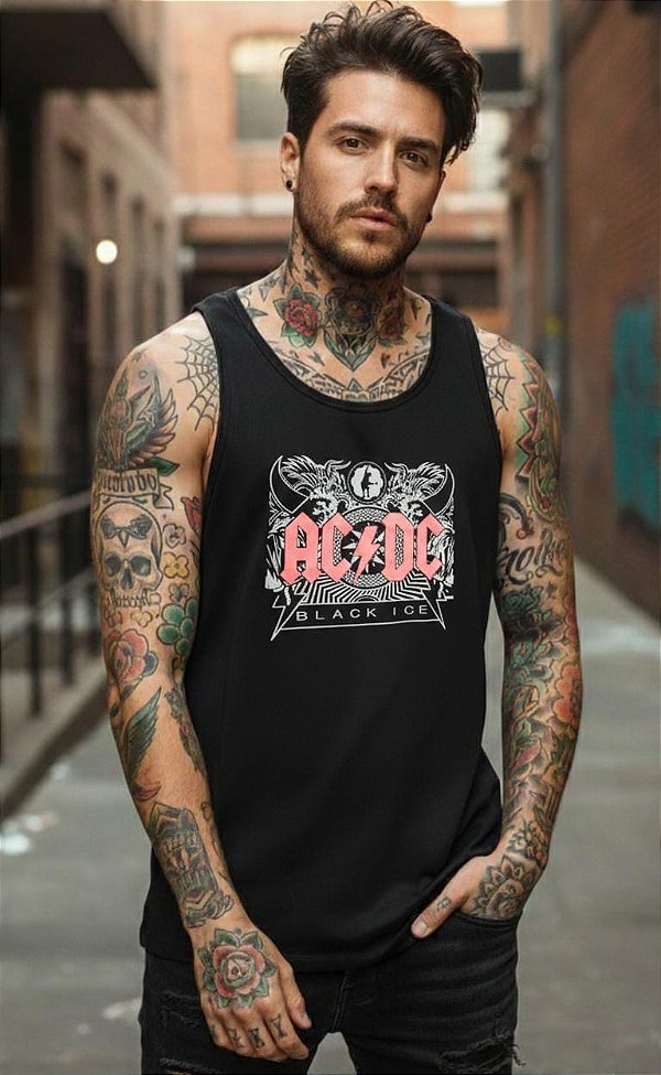 Camiseta regata ACDC - BLACK ICE