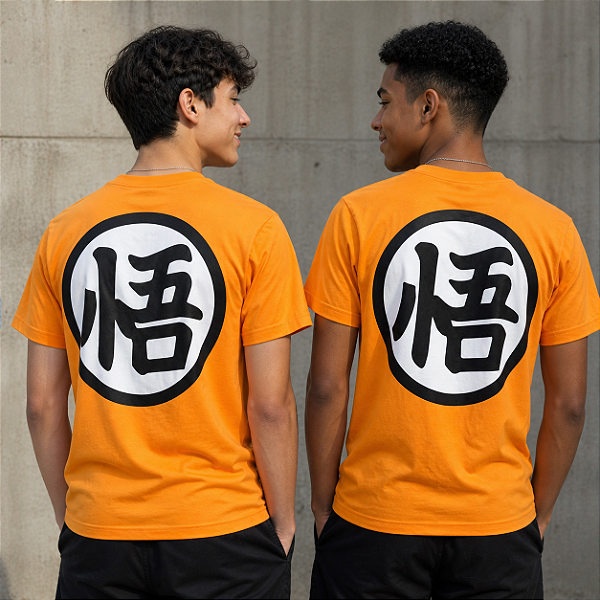 Camiseta Dragon ball laranja