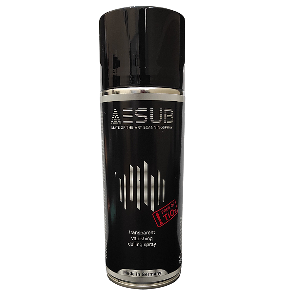 AESUB Transparente 400ml - SPRAY PARA SCANNER 3D e FOTOGRAMETRIA