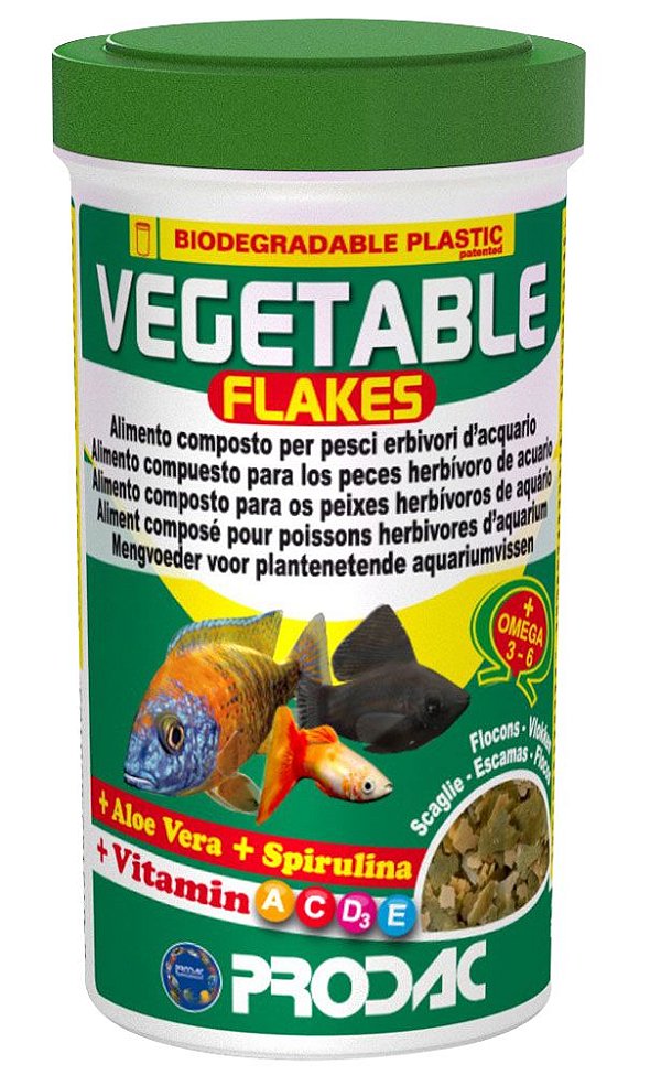 RACAO PRODAC VEGETABLE FLAKES 20G