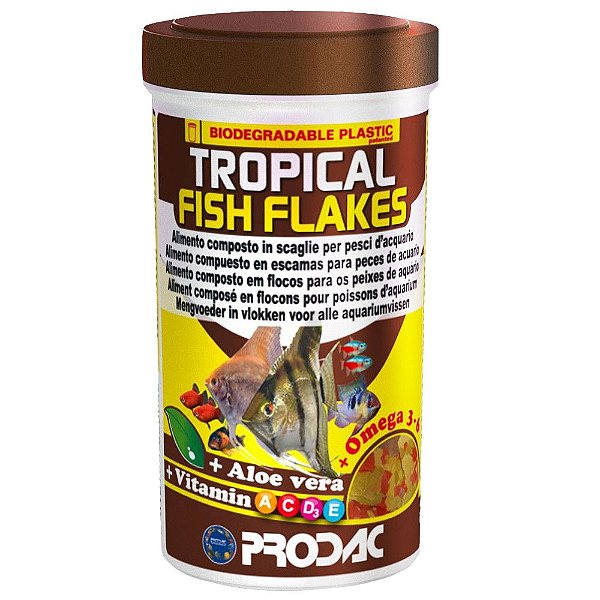 RACAO PRODAC TROPICAL FISH FLAKES 200G