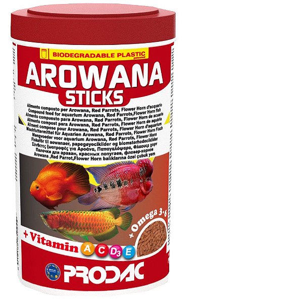RACAO PRODAC AROWANA STICKS 450G