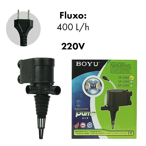 BOMBA SUB BOYU SP-1300 400L/H 220V
