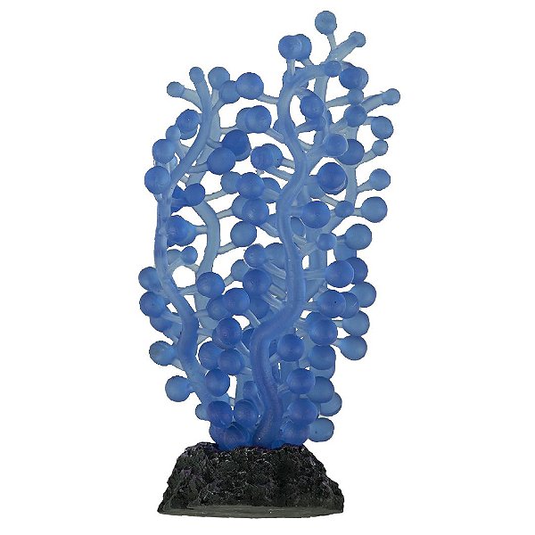 ENFEITE DE SILICONE SOMA ALGA ULVA AZUL