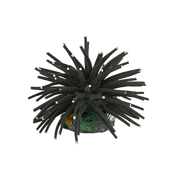 ENFEITE DE SILICONE SOMA ANEMONA SHORT PRETA 6 CM