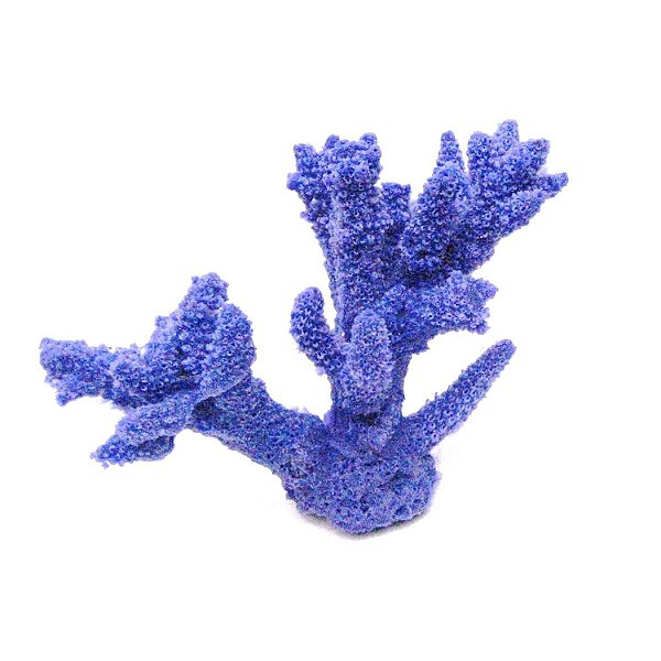 ENFEITE DE SILICONE SOMA CORAL ACROPORA STAG HORN AZUL