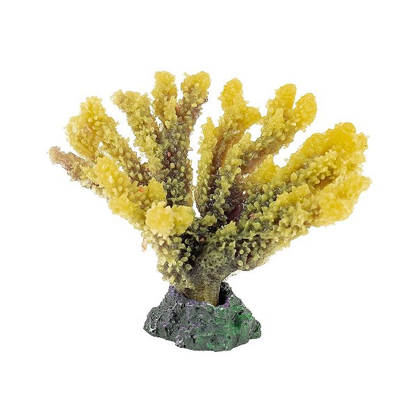 ENFEITE DE SILICONE SOMA CORAL ACROPORA STAG HORN BEGE
