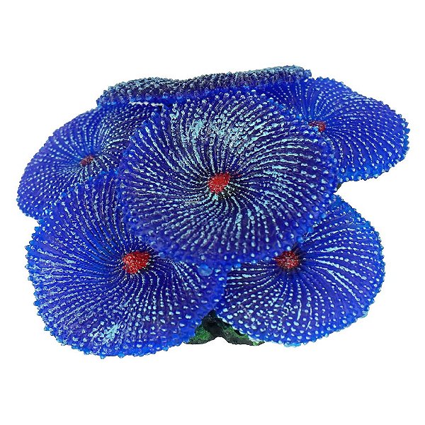 ENFEITE DE SILICONE SOMA CORAL RICORDEA AZUL 02