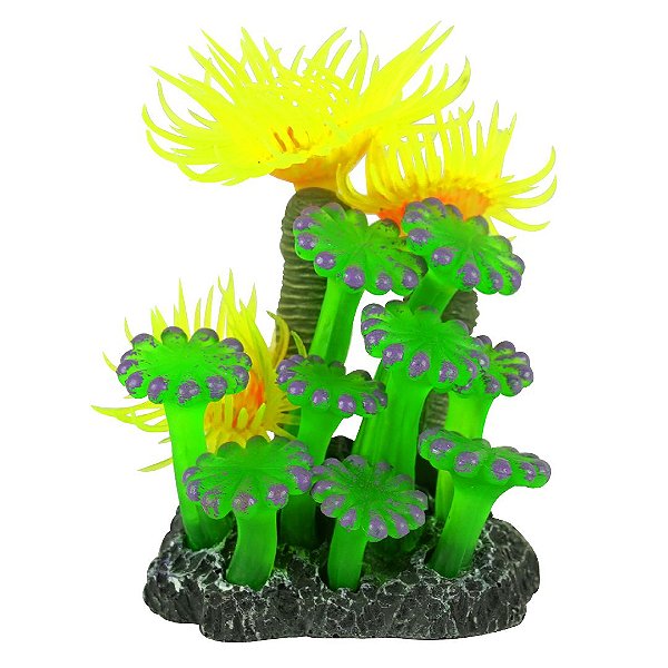 ENFEITE DE SILICONE SOMA CORAL MIX 02(6X5X7 CM)