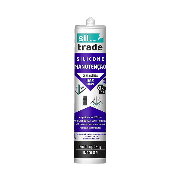 COLA DE SILICONE SILTRADE INCOLOR 280ML