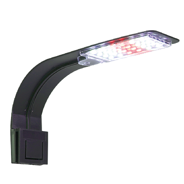 LUMINARIA LED SOMA X 5 PRETA (10W) LED BRANCO/VERMELHO 220V