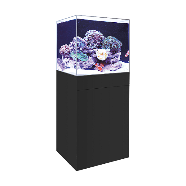AQUARIO MARINHO BOYU COM SUMP E MOVEL HA- 450 80L PRETO 220V