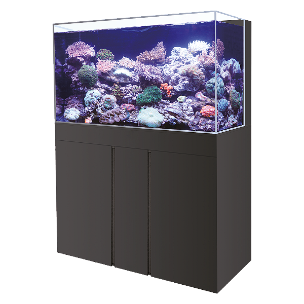 AQUARIO MARINHO BOYU COM SUMP  TRASEIRO/MOVEL HA-1200A 300L PRETO 127V