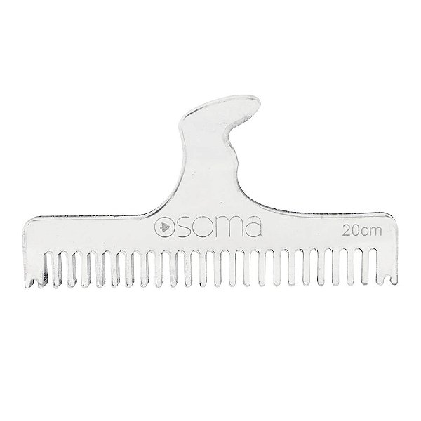 Pente Multifuncional Soma P/substrato 20cm Incolor