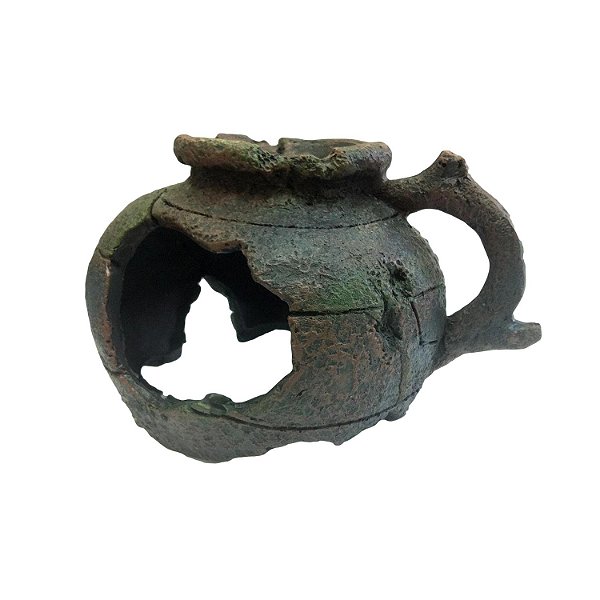 ENFEITE DE RESINA SOMA DECO CERAMICA GREGA RUINA