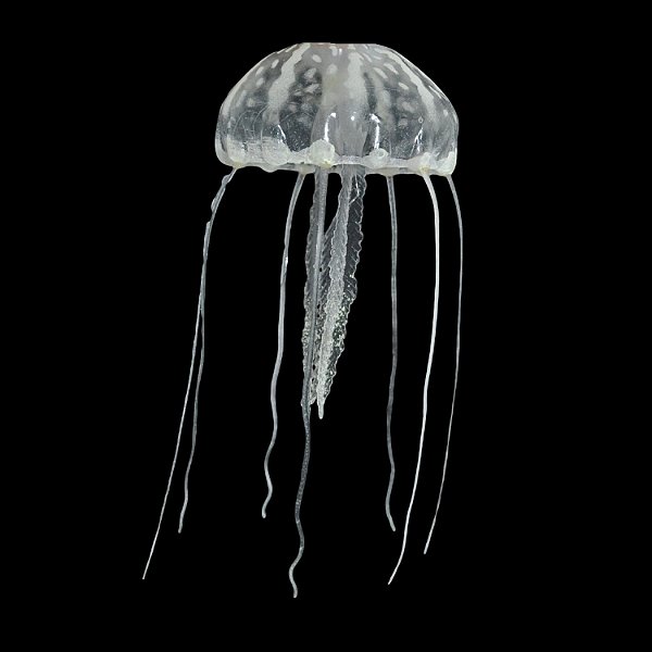 ENFEITE DE SILICONE SOMA JELLYFISH BIG BRANCA