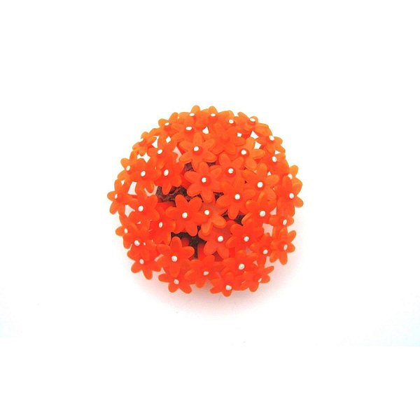 ENFEITE DE SILICONE SOMA CORAL CLOVES VERMELHO