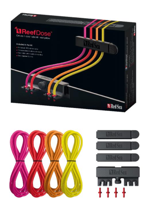 Acess. P/bomba Dosadora Red Sea-kit Mangueiras Red/yellow